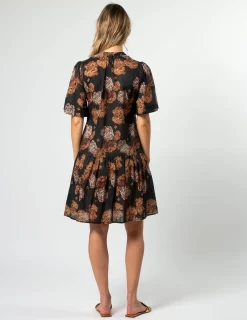 Lena Dress - Dried Hydrangeas