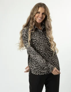 Lennon Shirt - Purrfect Leopard