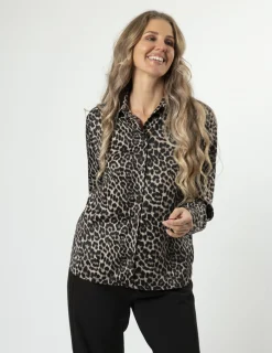Lennon Shirt - Purrfect Leopard