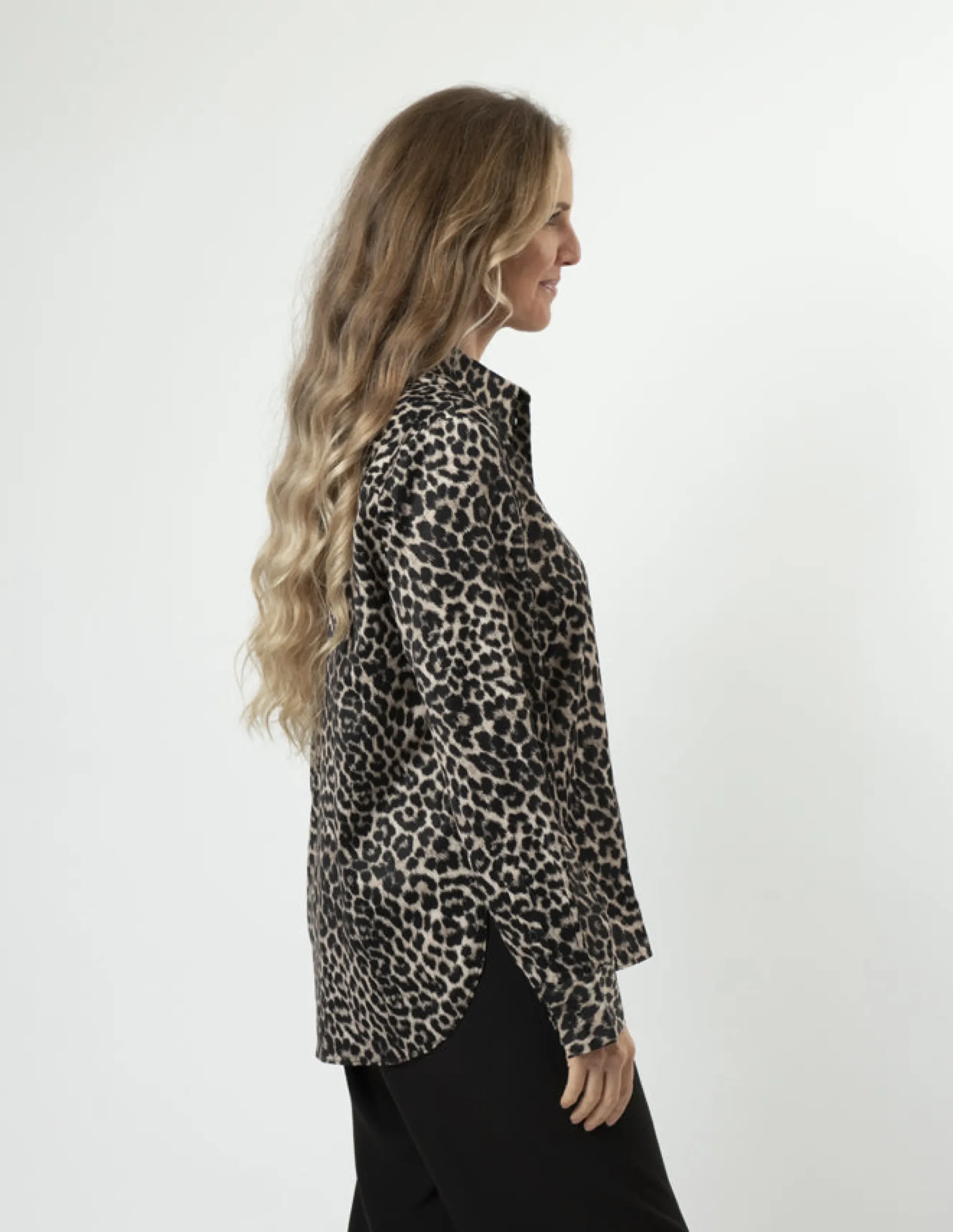Lennon Shirt - Purrfect Leopard