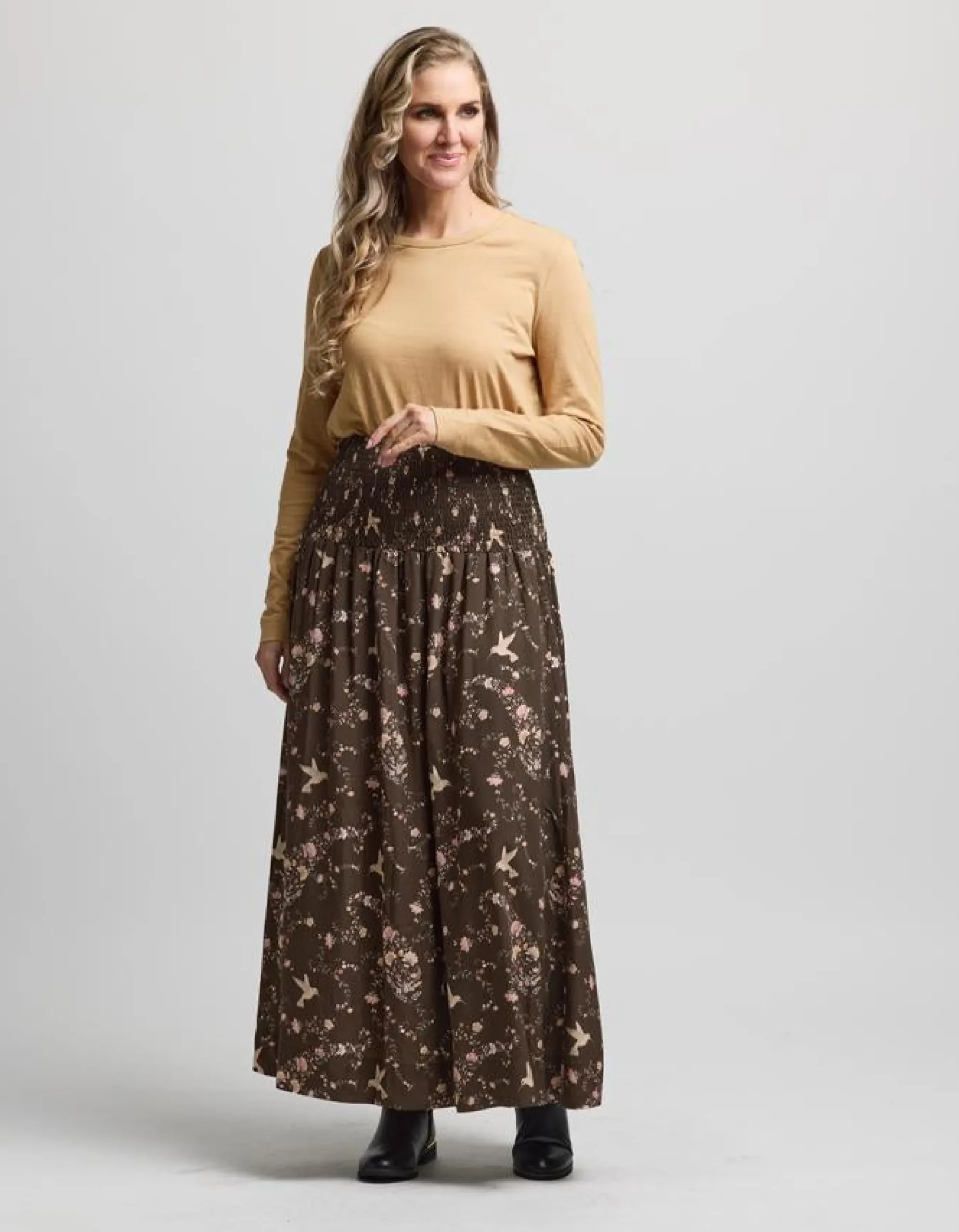 Lenox Skirt - Hummingbirds