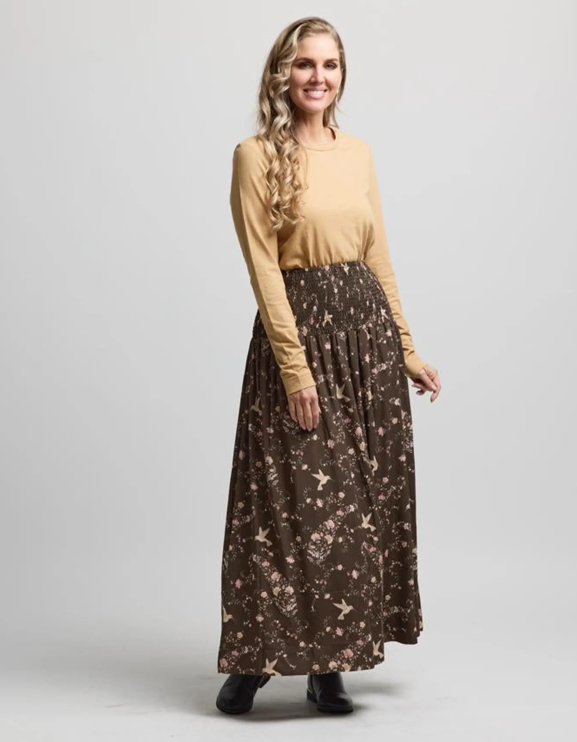Lenox Skirt - Hummingbirds