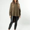 Lisbon Top - Khaki