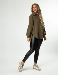Lisbon Top - Khaki