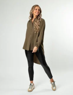 Lisbon Top - Khaki