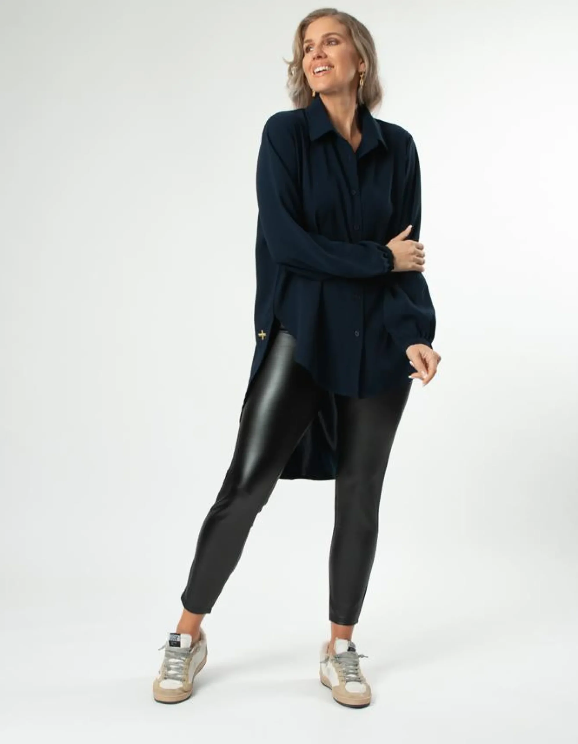 Lisbon Top - Navy