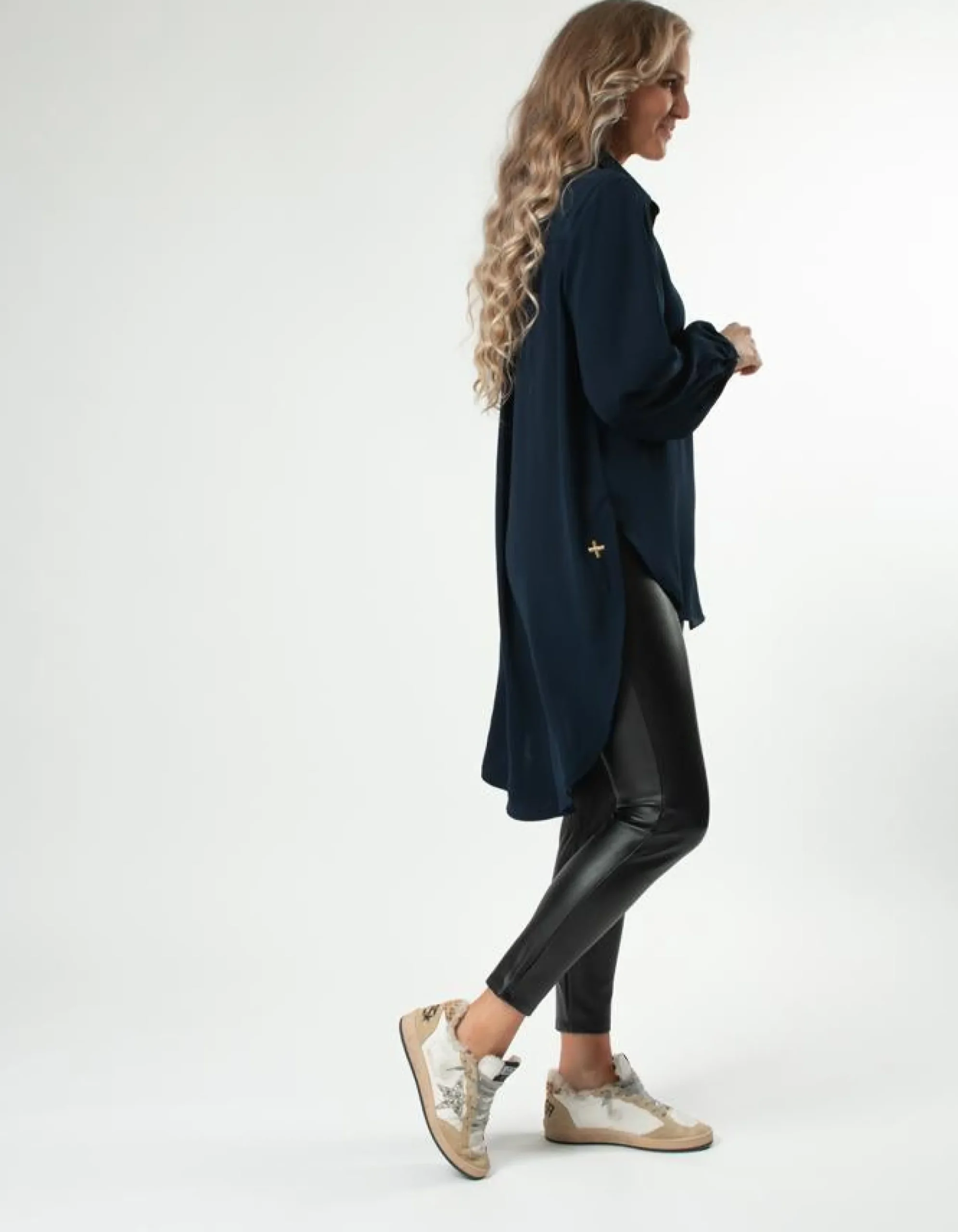 Lisbon Top - Navy