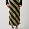Liv Skirt - Sage Stripe