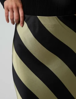 Liv Skirt - Sage Stripe