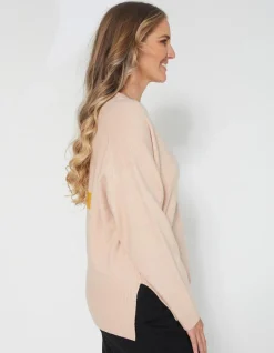 Logo Cardigan - Blush
