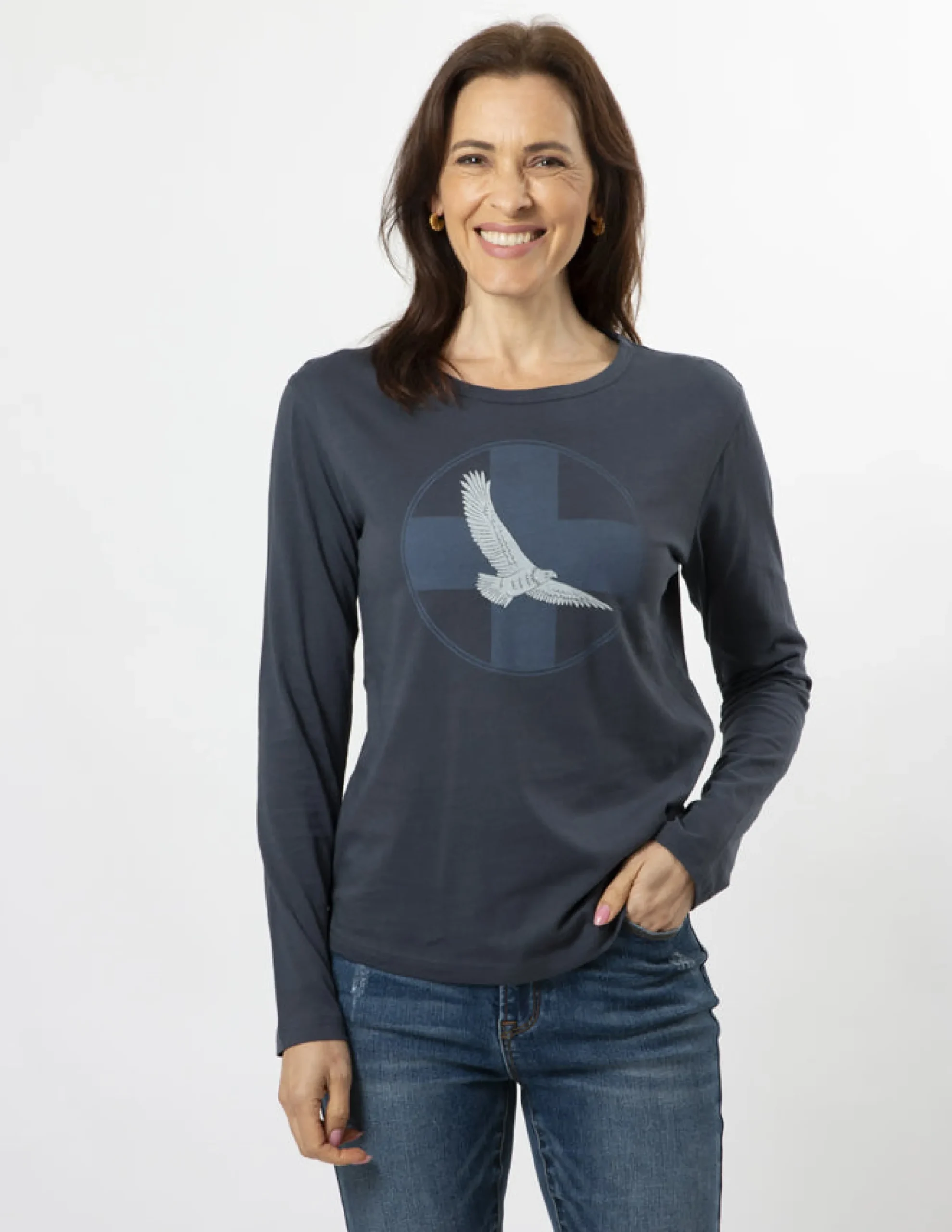 Ls Tee - Indigo Fly High
