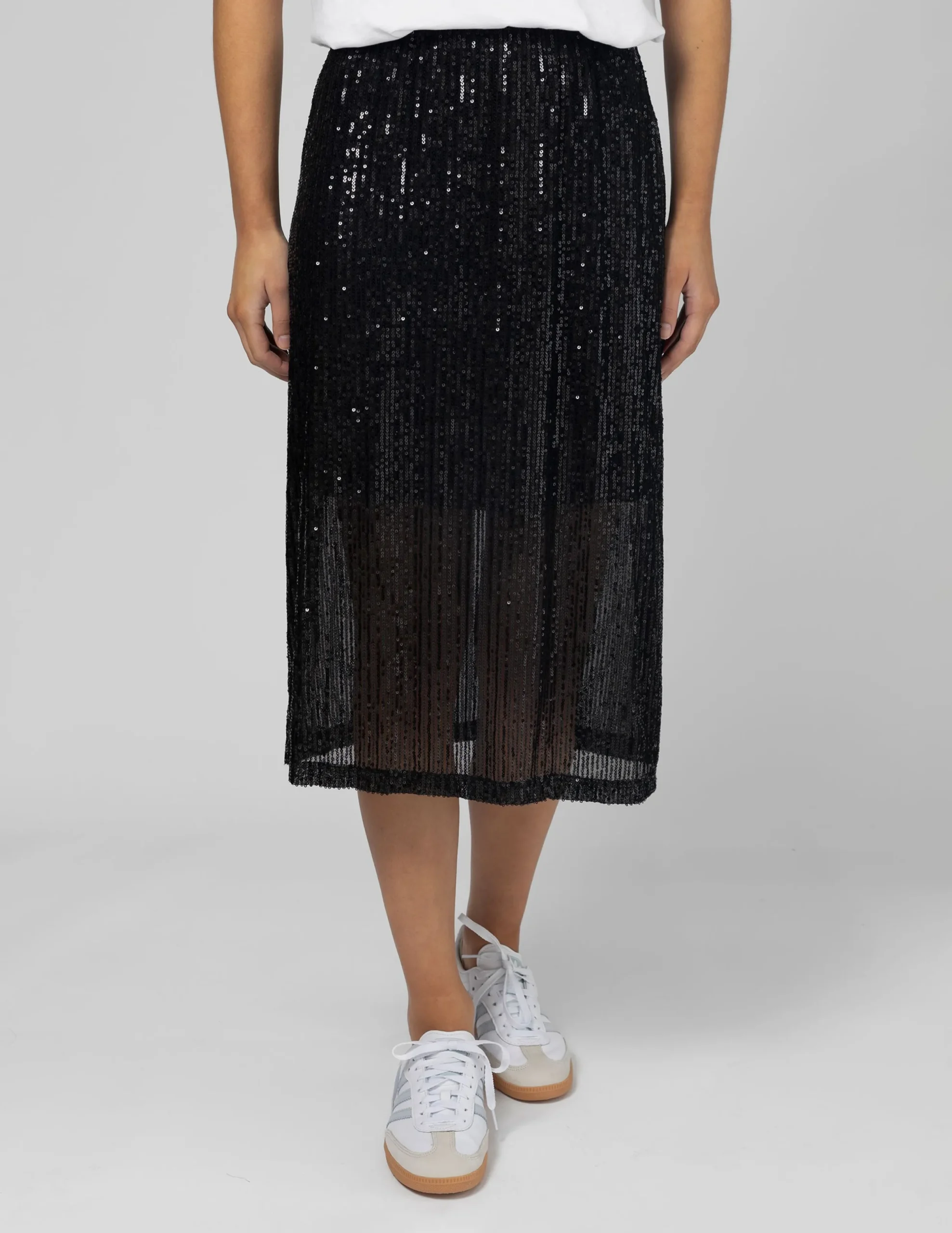 Lyric Sequin Skirt - Black