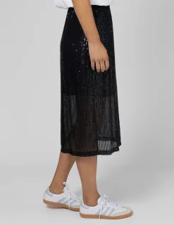 Lyric Sequin Skirt - Black