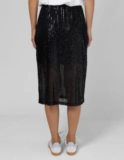 Lyric Sequin Skirt - Black
