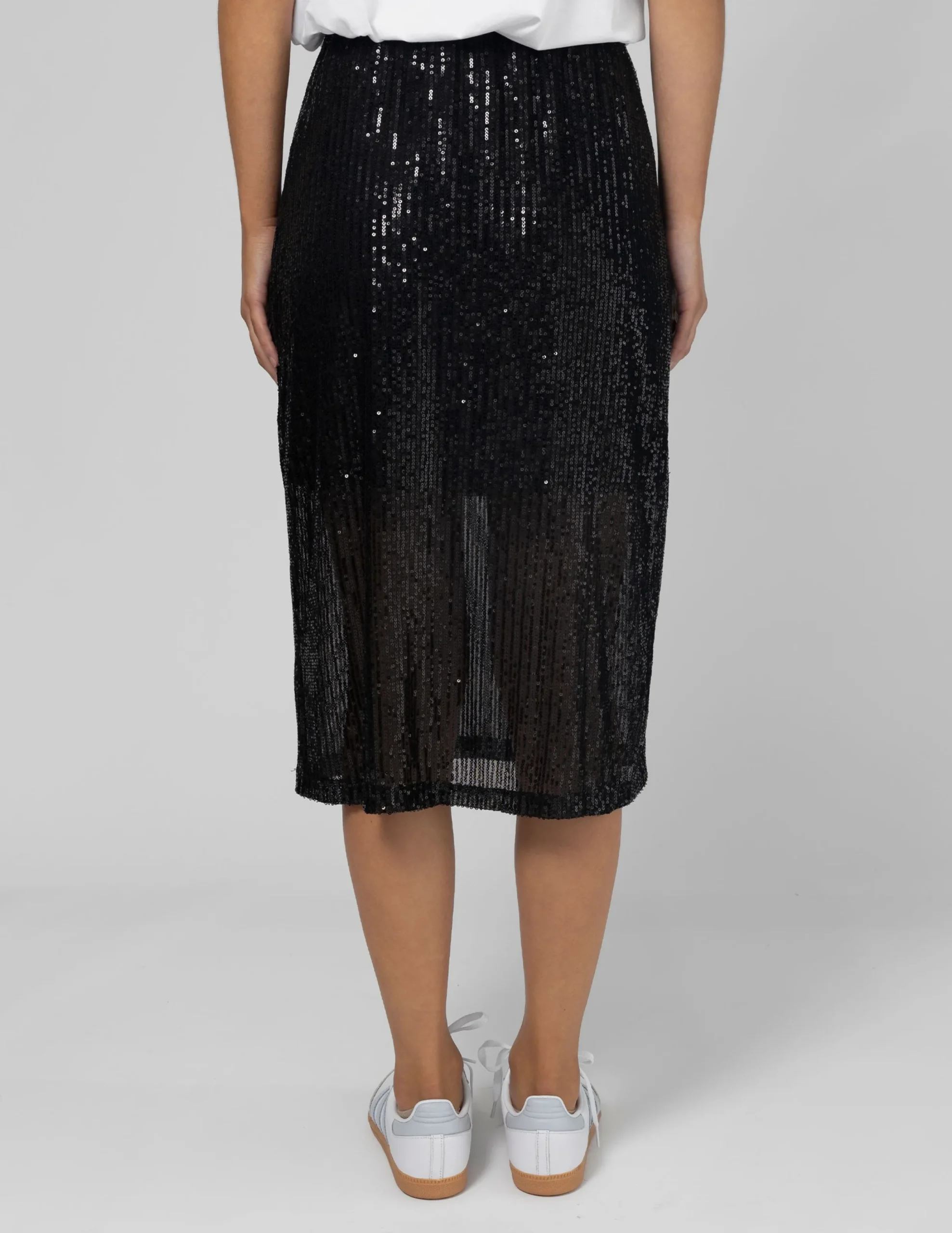 Lyric Sequin Skirt - Black