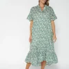 Magnolia Dress - Grassy Zebra