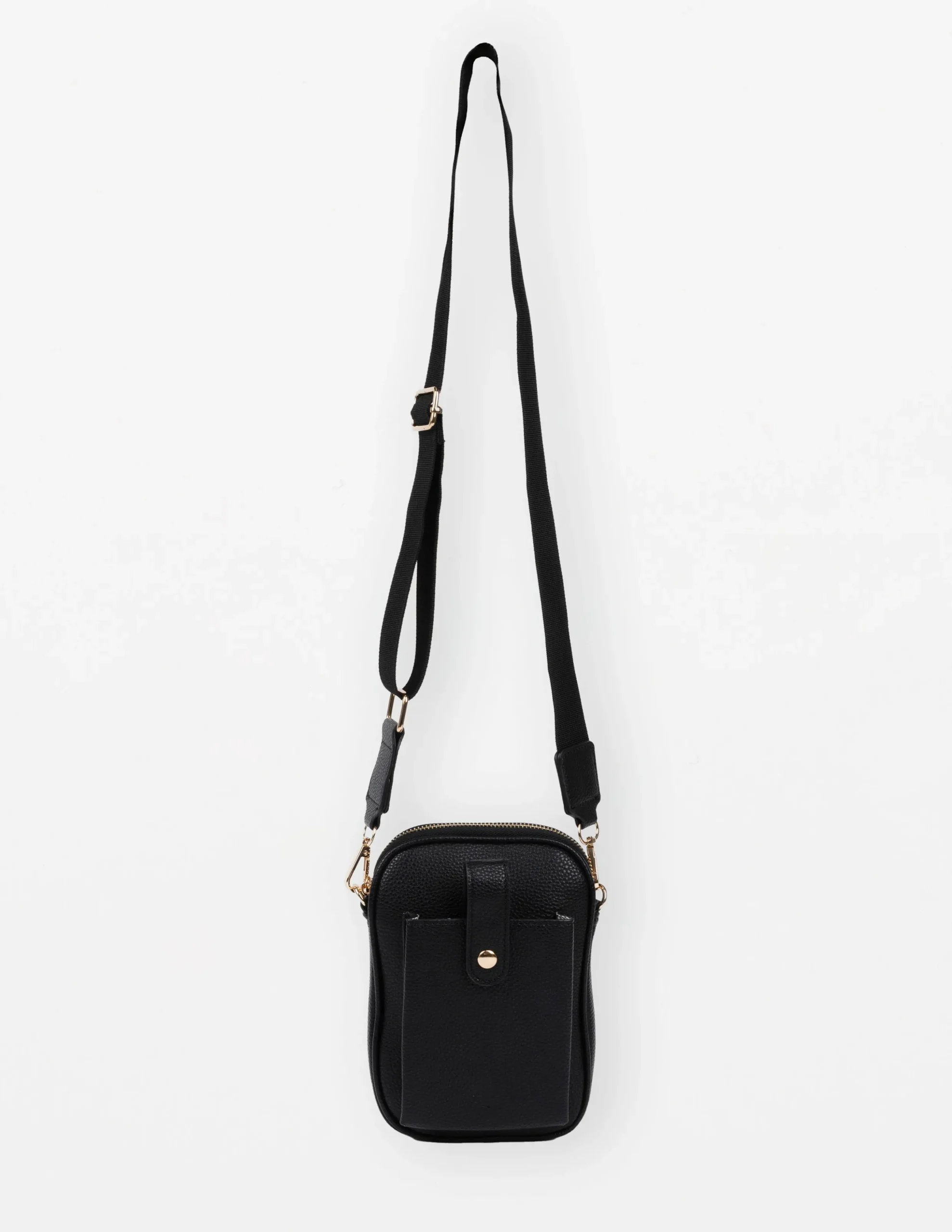 Malta Cross Body Mobile Bag - Black