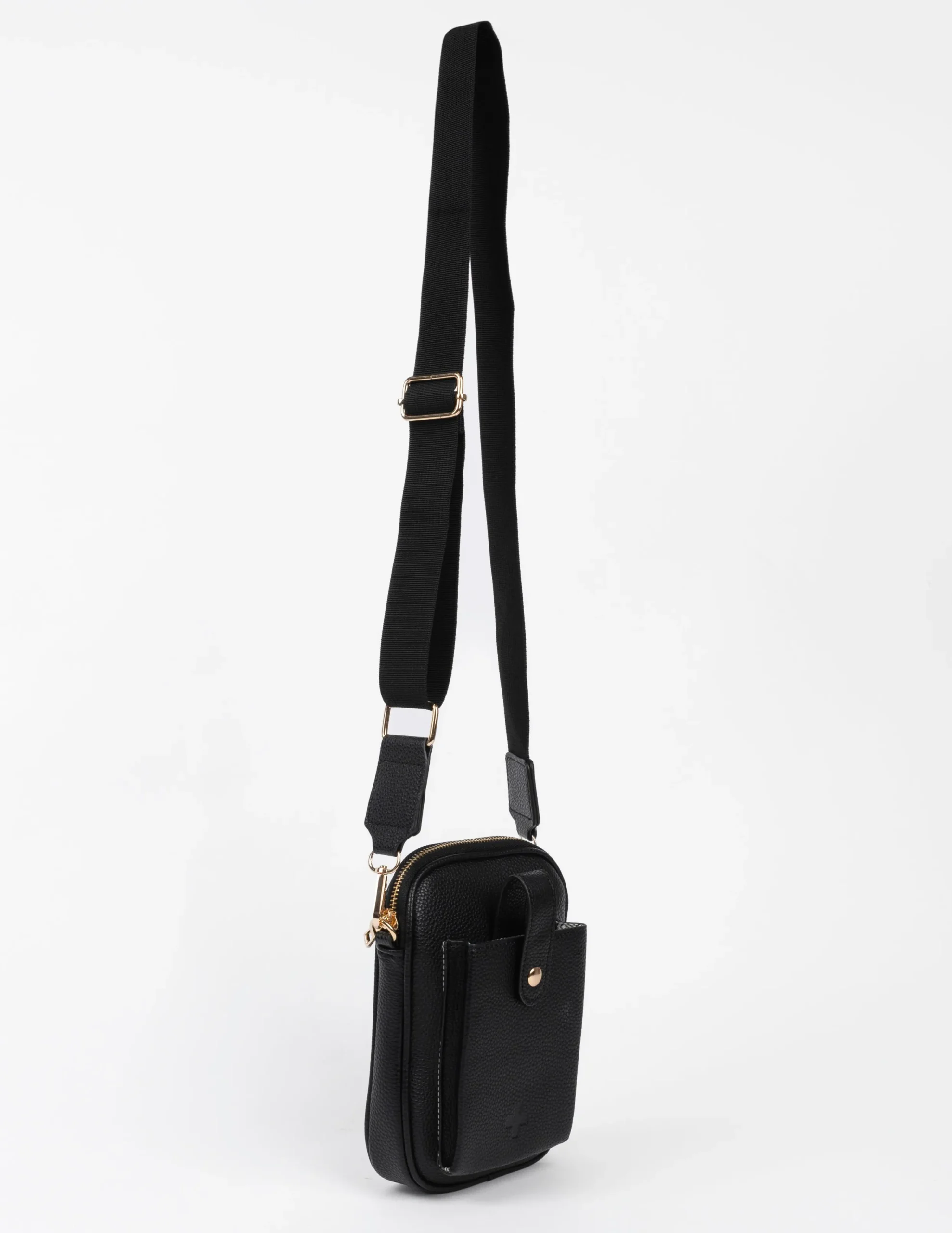 Malta Cross Body Mobile Bag - Black