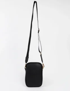 Malta Cross Body Mobile Bag - Black