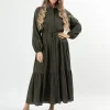 Margaret Dress - Dark Khaki