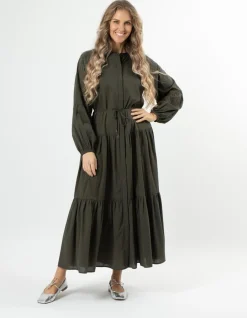 Margaret Dress - Dark Khaki