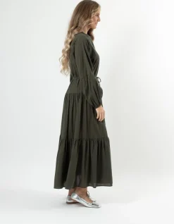 Margaret Dress - Dark Khaki