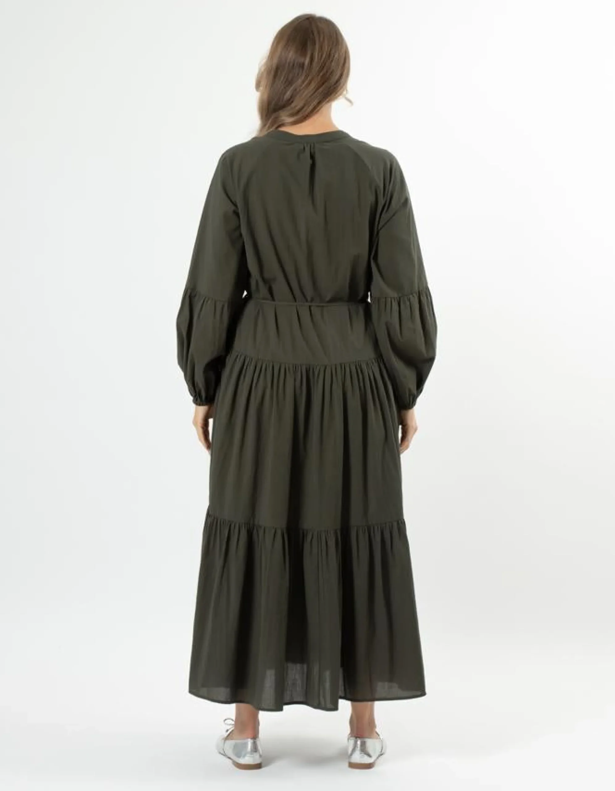 Margaret Dress - Dark Khaki