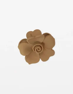 Matt Hair Claw - Light Coffee
