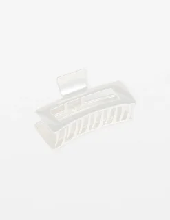 Matt Hair Claw - White