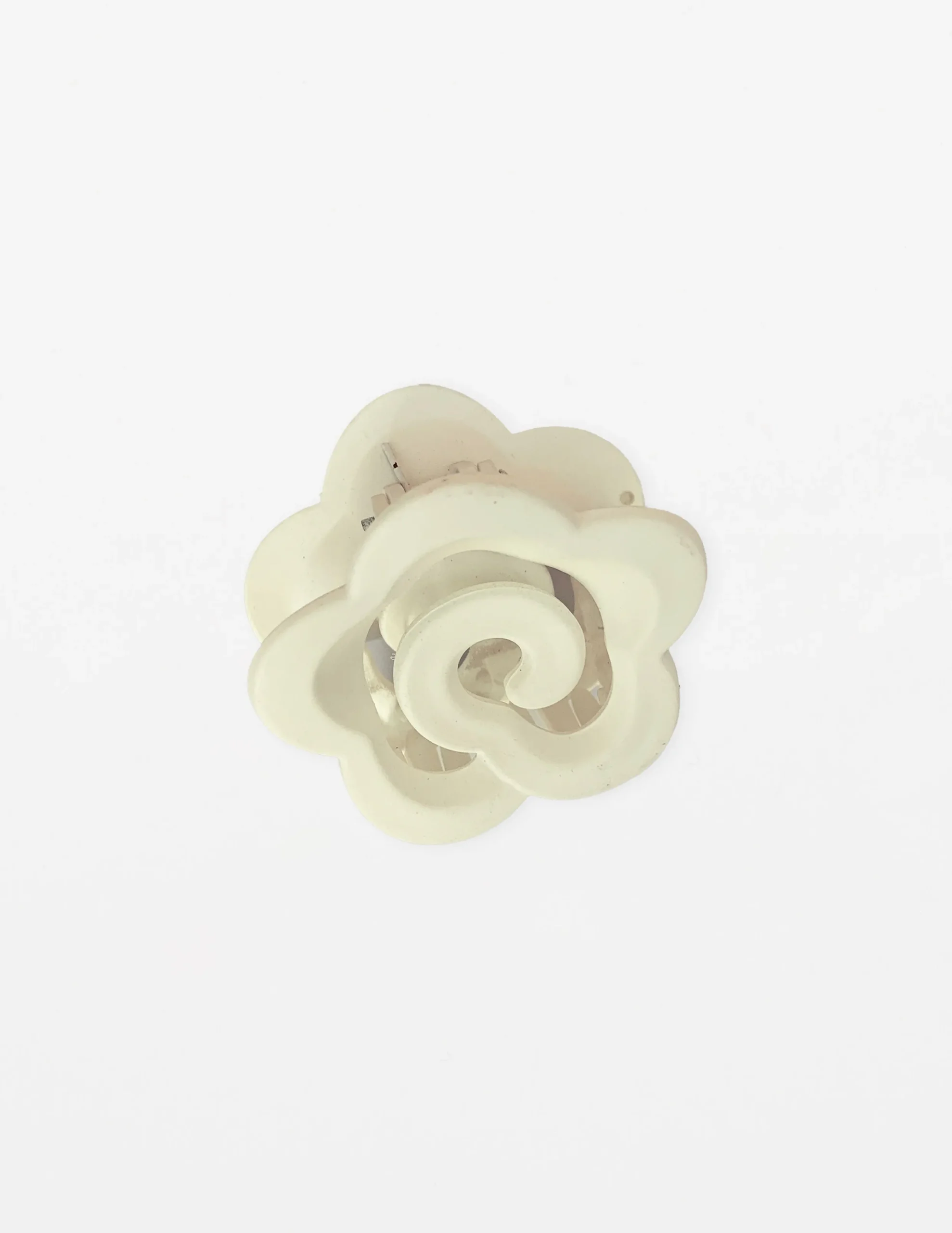 Matt Hair Claw - White Daisy
