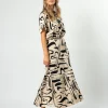 Matteo Dress - Painterly Geo