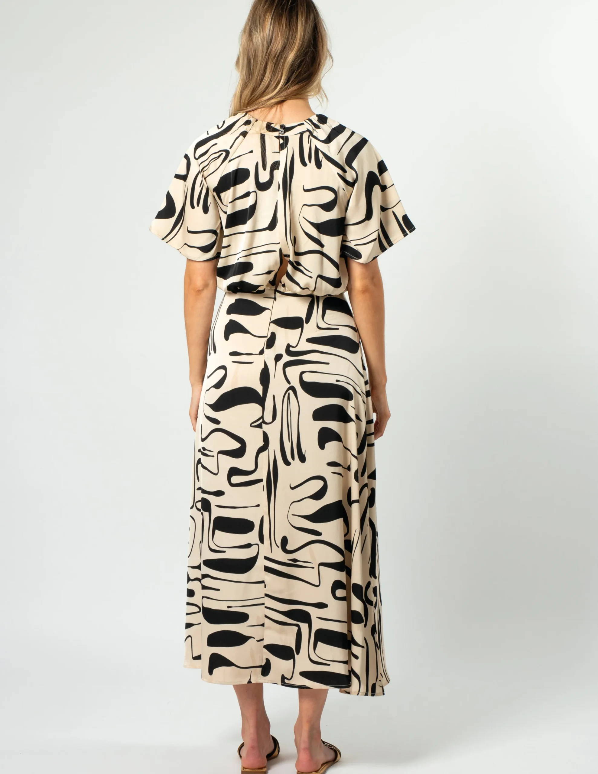 Matteo Dress - Painterly Geo