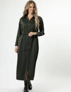 Maya Dress - Khaki