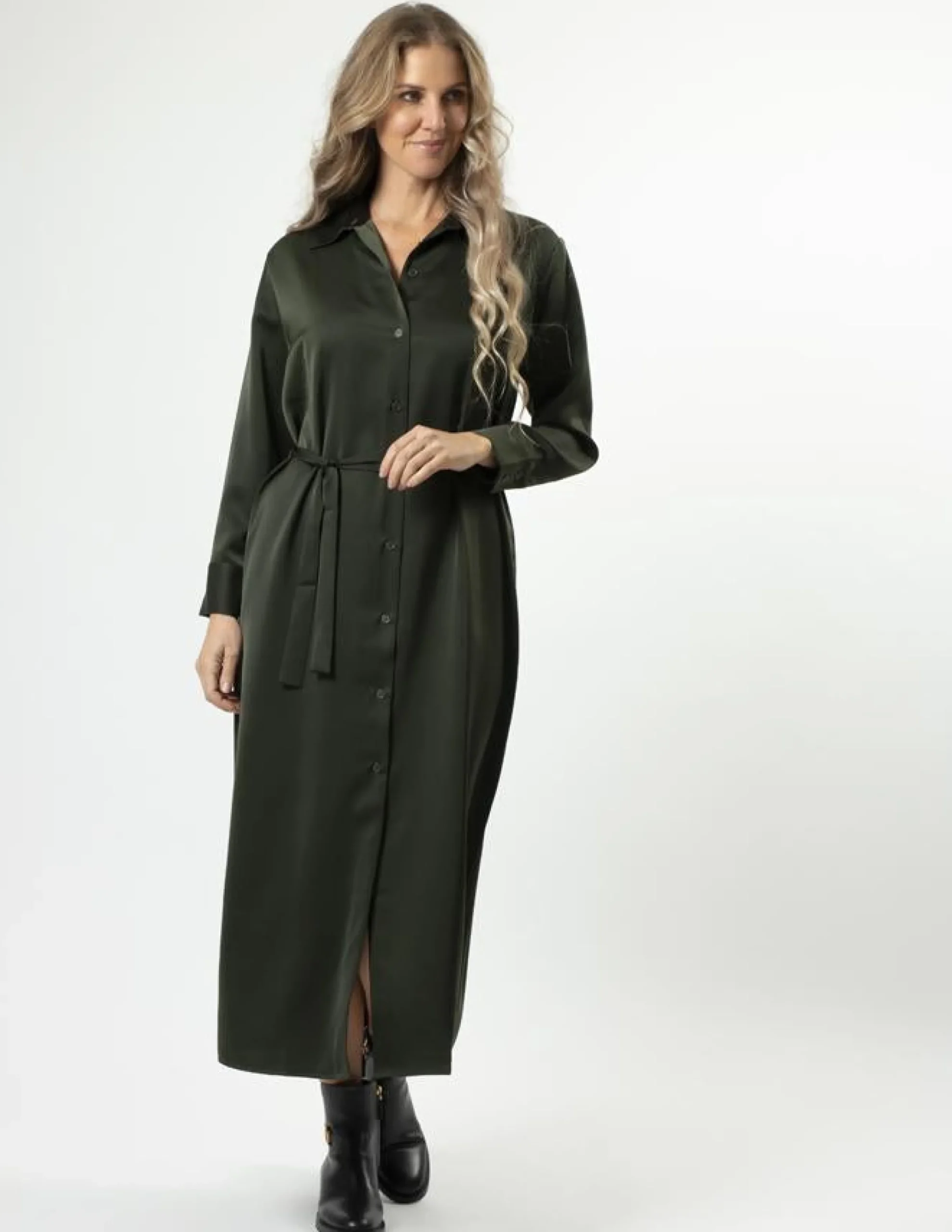 Maya Dress - Khaki