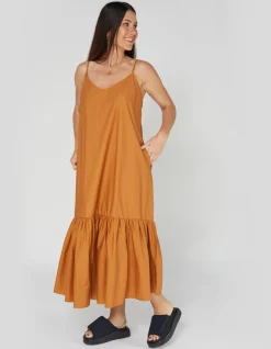 Melrose Dress - Dark Terracotta
