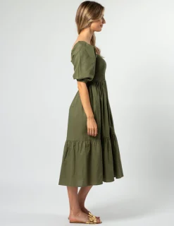 Mikki Dress - Olive Grove