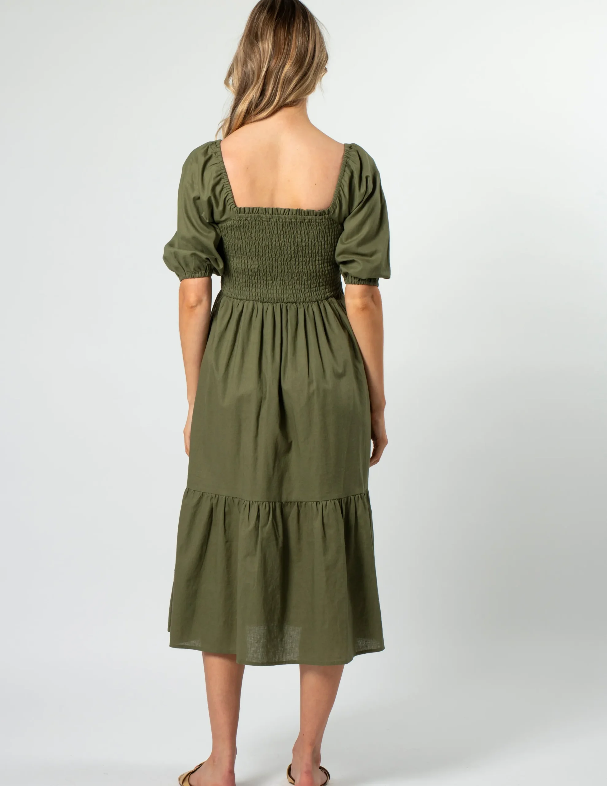 Mikki Dress - Olive Grove
