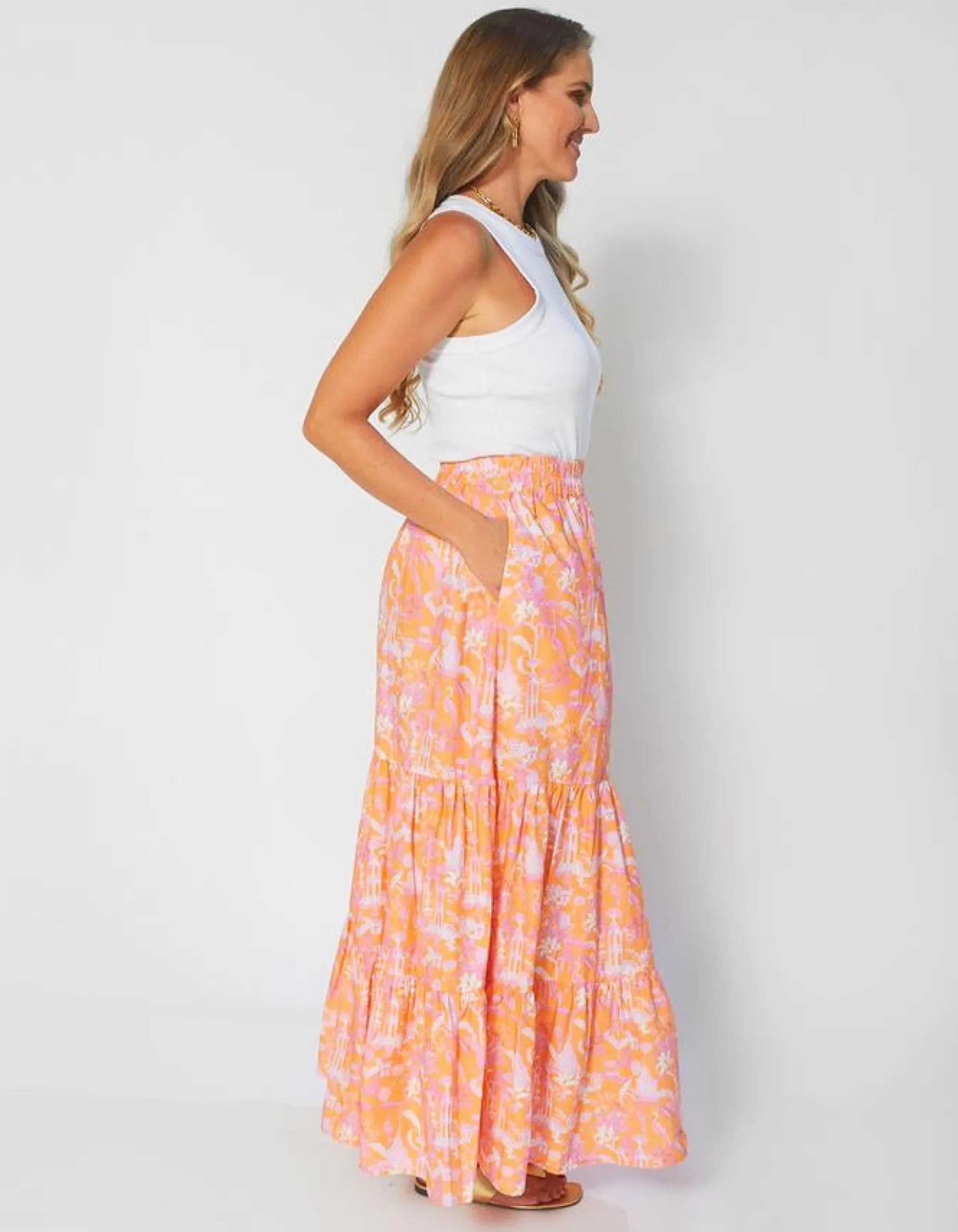 Milano Skirt - Tulleries Topaz