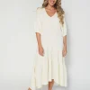 Milos Dress - Feta