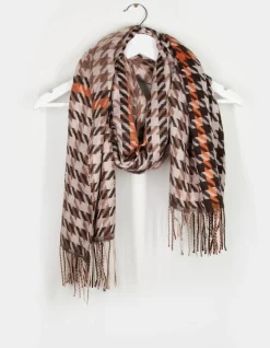 Mixed Houndstooth Scarves