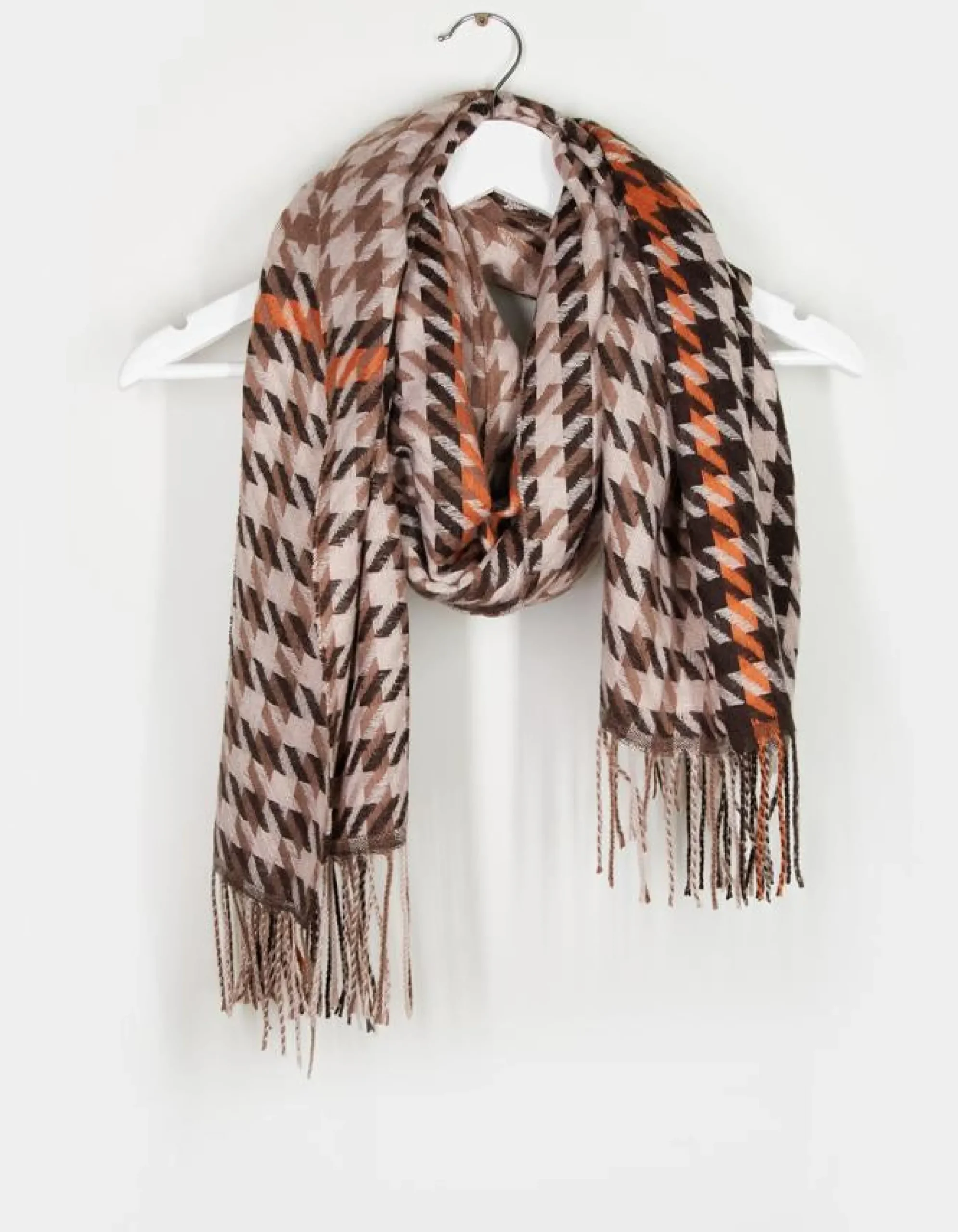 Mixed Houndstooth Scarves