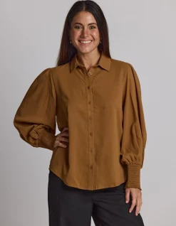 Montauk Shirt - Coffee