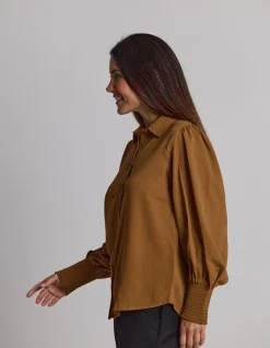 Montauk Shirt - Coffee