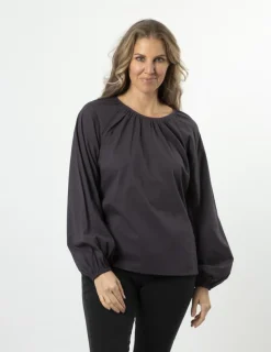 Muffy Top - Blue Charcoal