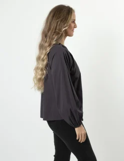 Muffy Top - Blue Charcoal