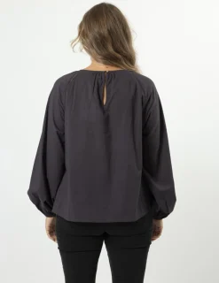 Muffy Top - Blue Charcoal