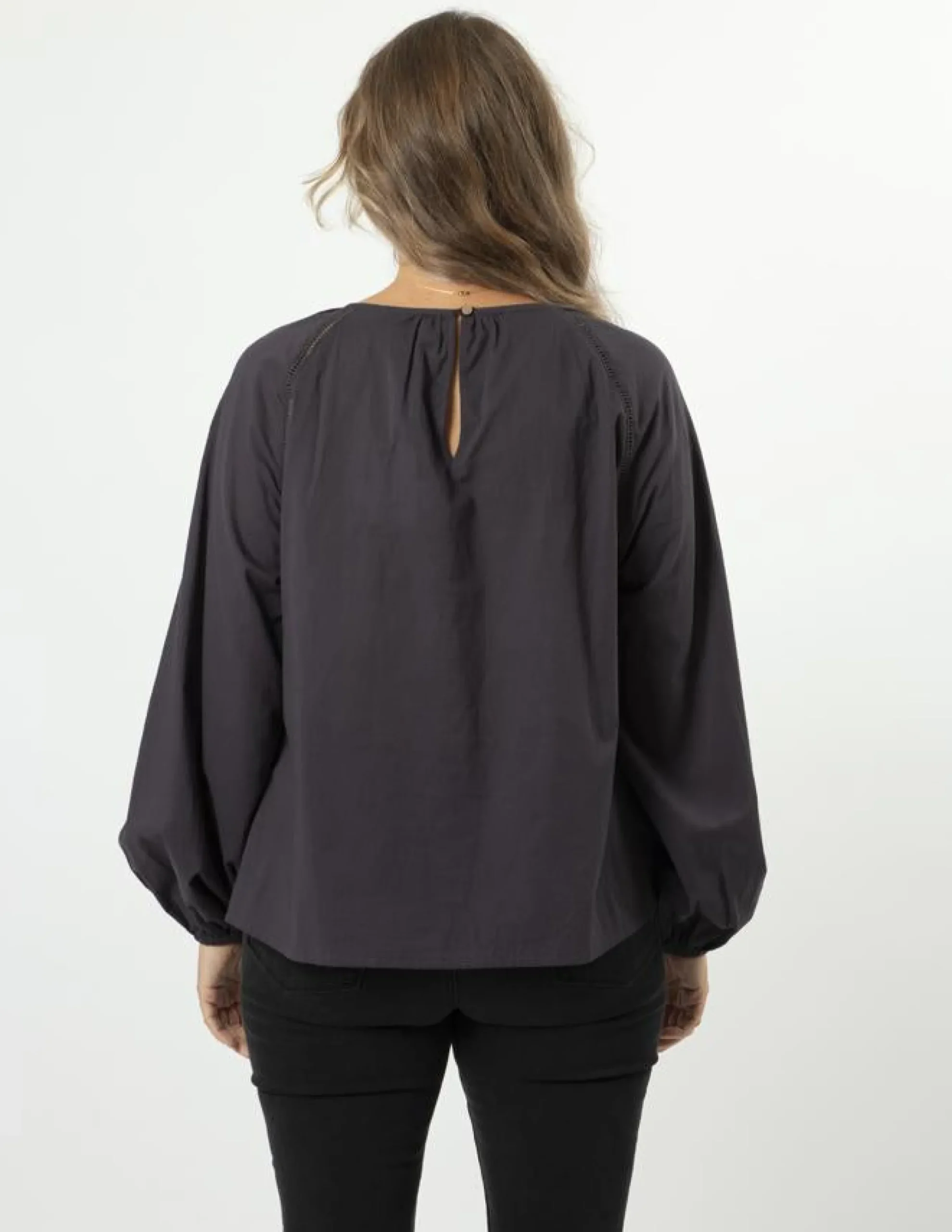 Muffy Top - Blue Charcoal