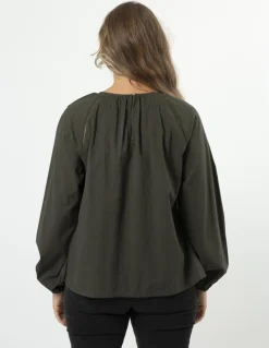 Muffy Top - Dark Khaki