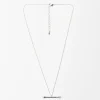 Necklace - Rod with Pearl Ends