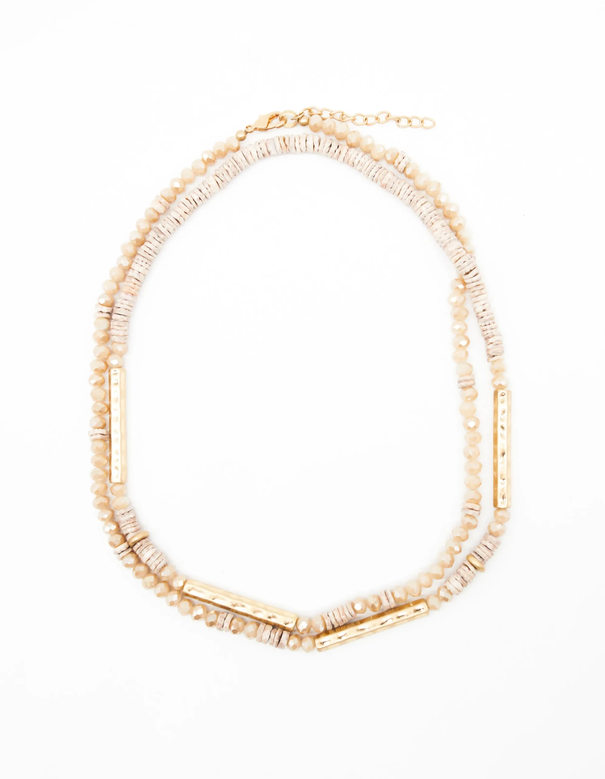 Necklace Beads - Peach Moonstone